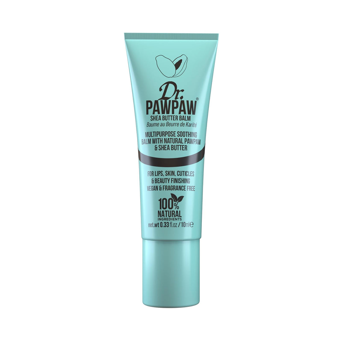 DR. PAWPAW Shea Butter Balm for Lips, Skin, Hair, Nails and Cuticles, 1 x 10ml