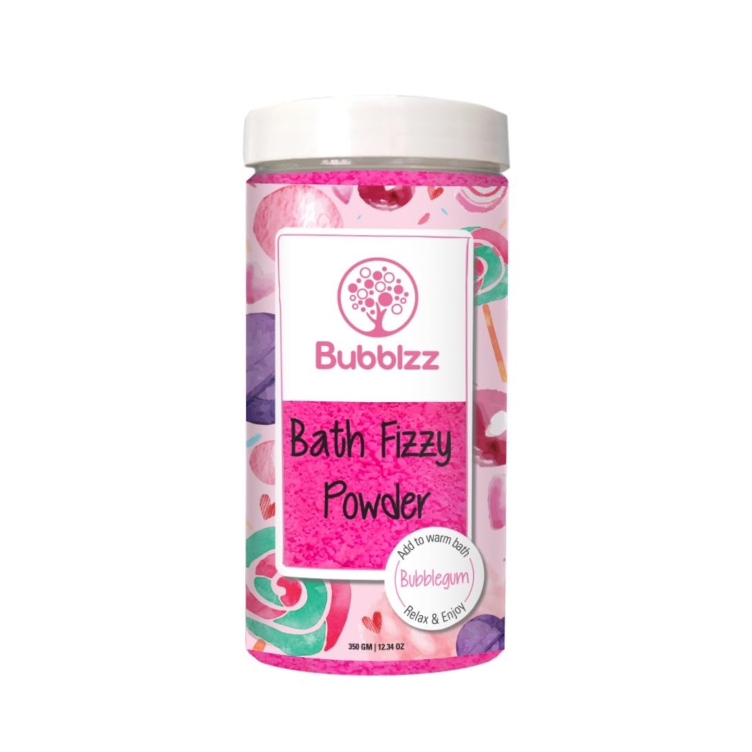 Bubblzz Bubblegum Bath fizzy Powder