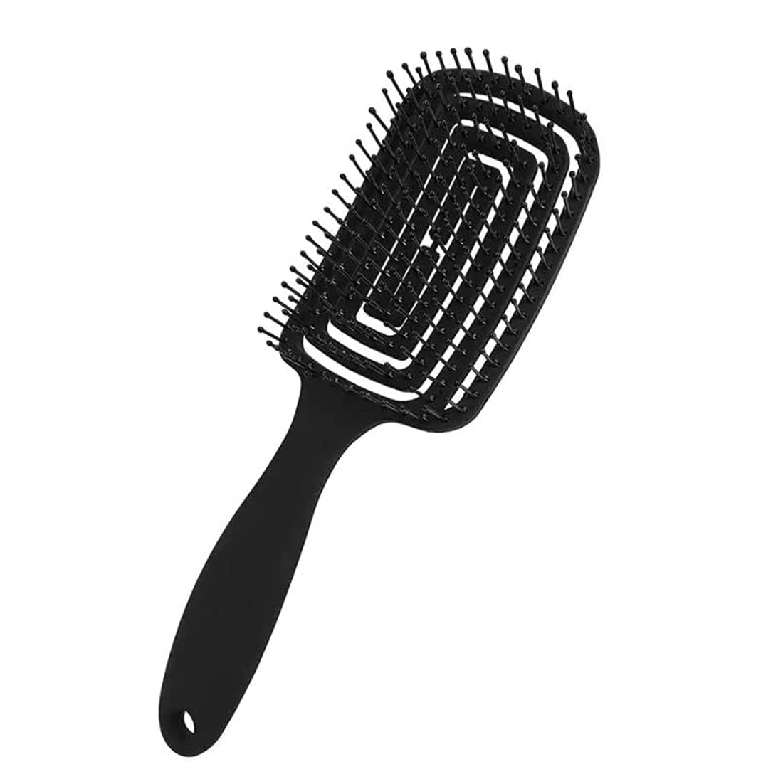 Women's Hair Comb Detangle Brush - Black