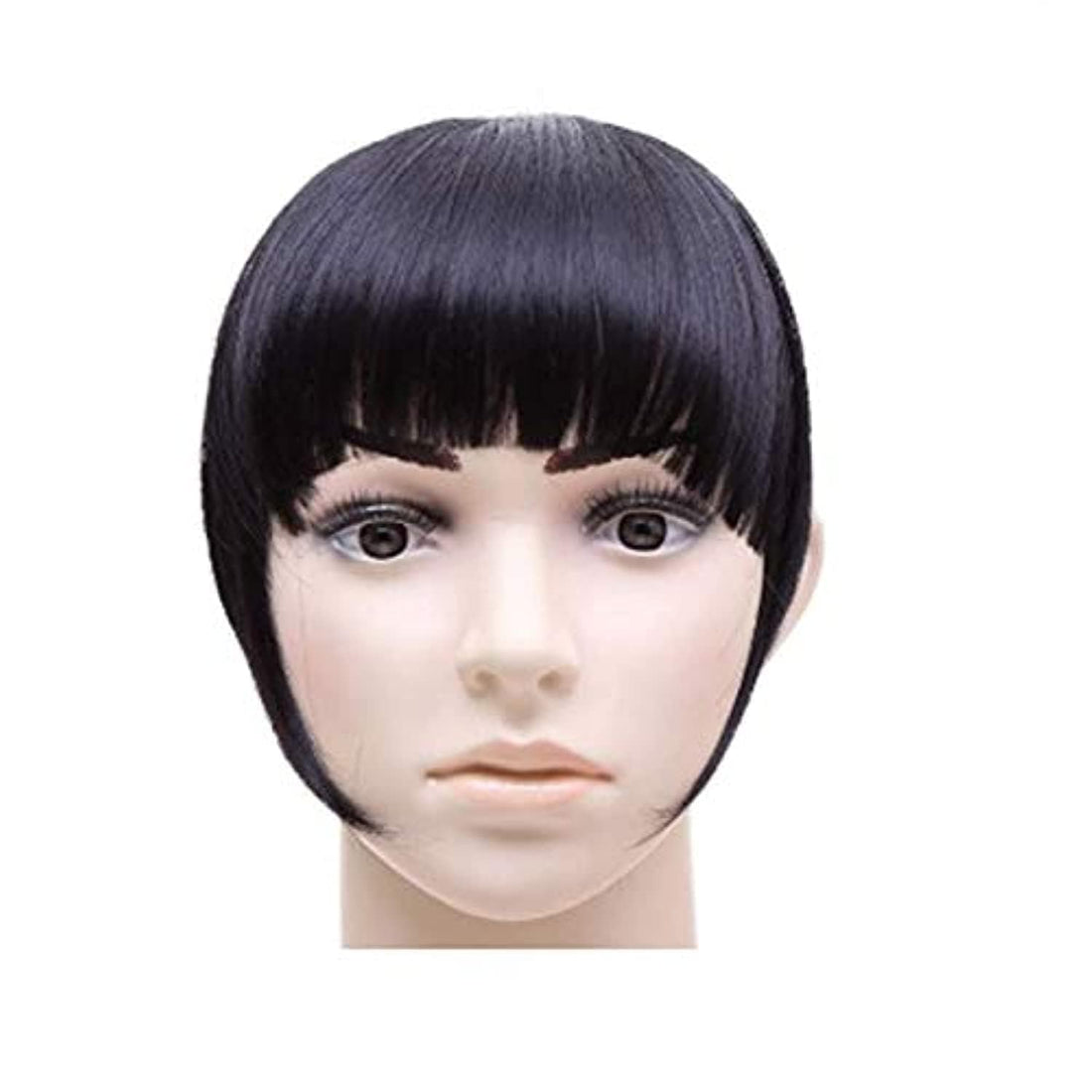 1pcs Synthetic Hair Clip In Front Fringe Bang Hairpiece Straight Hair Extensions