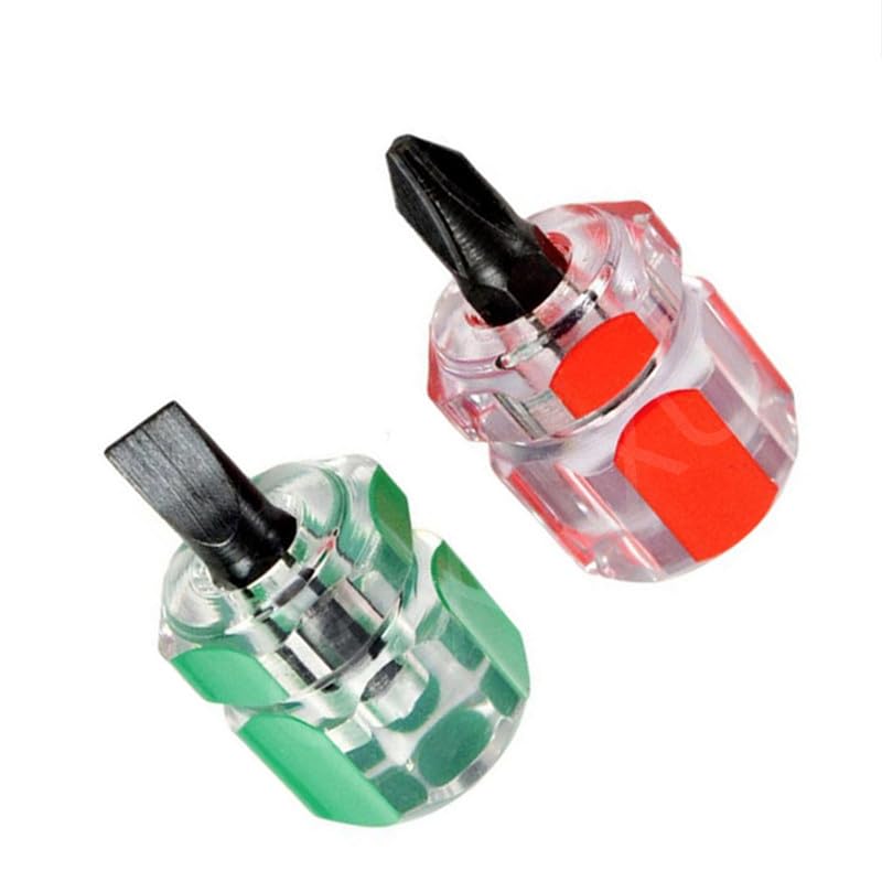 MySouq-Store - 2 PC Sewing Machine Screwdriver Kit Mini Short Screwdriver Portable Radish Head Needle Plate Screwdriver Repair Sewing Tools