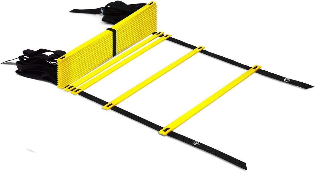 Smart Sport Agility ladder, speed reaction sport training soccer adjustable rungs soft ladder 7m 13 rungs soccer, football fitness boxing exercise tool carry bag