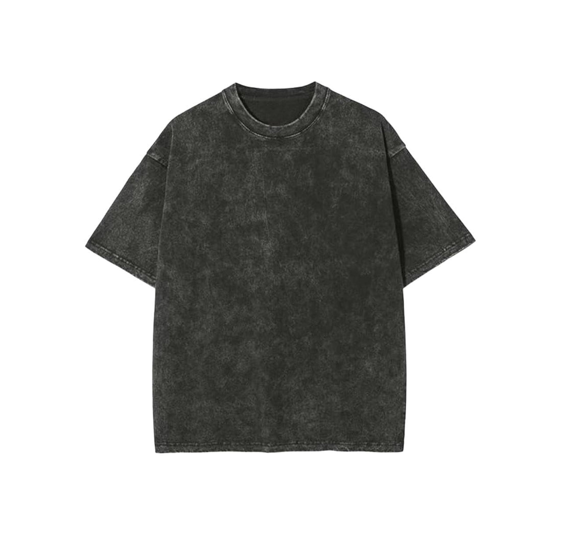 Unisex Oversized Acid Wash T-Shirt – Relaxed Fit, High Quality Material Polyvar Fabric, For Men's & Woman's
