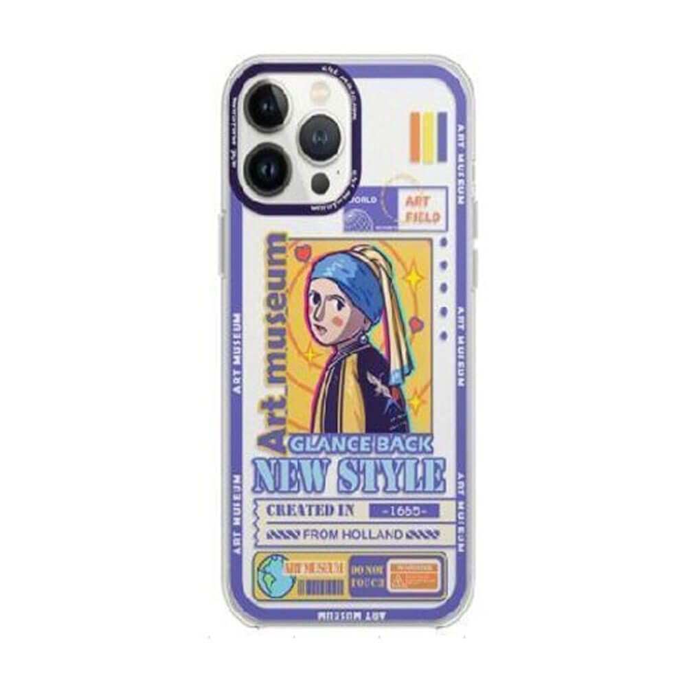 Devia Q-Art Series Q4 Protective Case for iPhone 14, 6.1-Inch Size, Multicolor