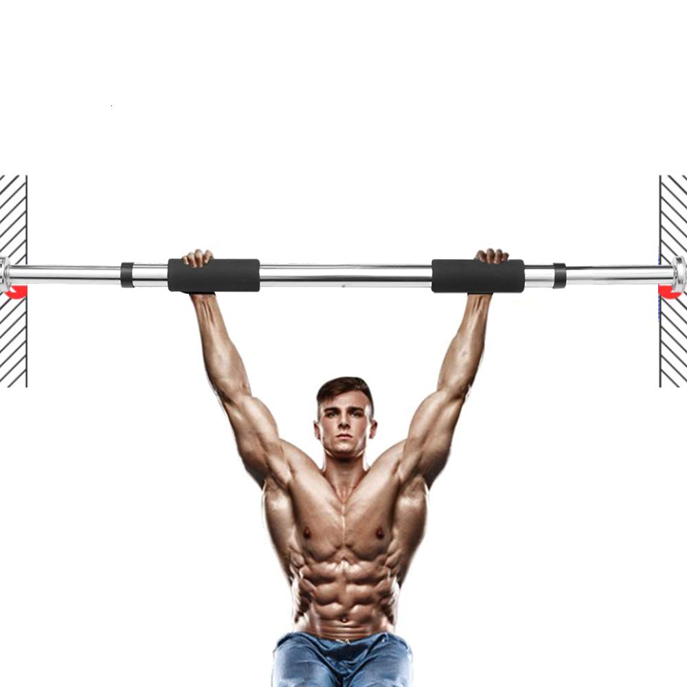 Adjustable Door Horizontal Bars, Portable Exercise Bar with Locking Mechanism, Door Pull-up Bar Horizontal Bar, for Home, Gym, Exercise Fitness