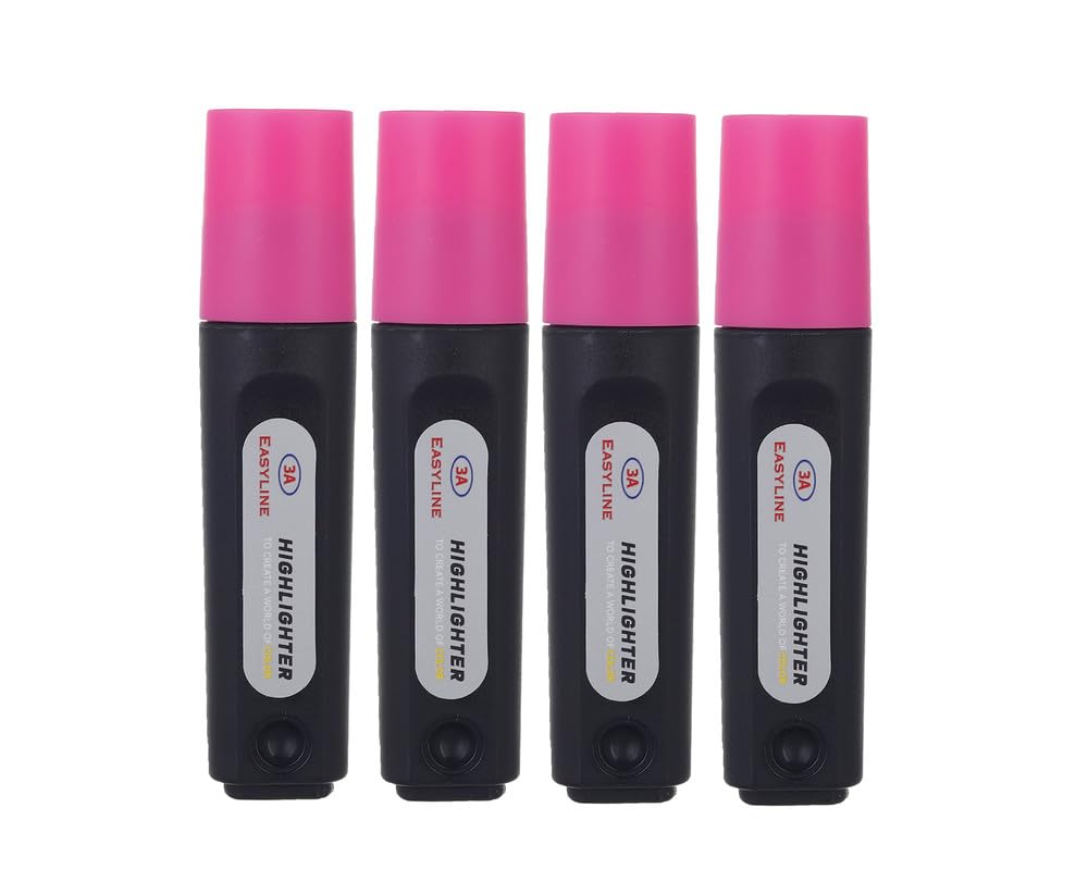 3A Highlighter Set Of 4 Pieces - Fuchsia 705-1