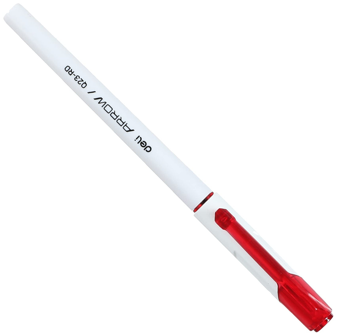 Deli arrow ballpoint pen q23-rd red