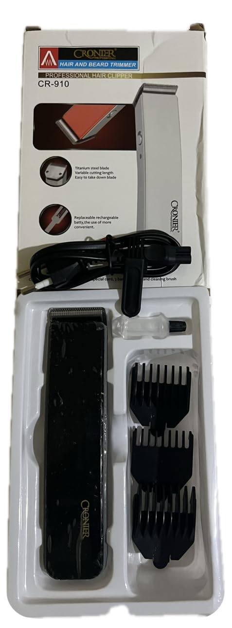 •Rechargeable Hair clippers beard trimmer for men, ماكينة قص الشعر و اللحية القابلة للشحن