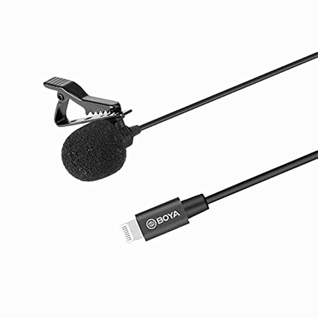 Boya By-M2 Clip-On Omnidirectional Lavalier Microphone For Ios Devices - Black