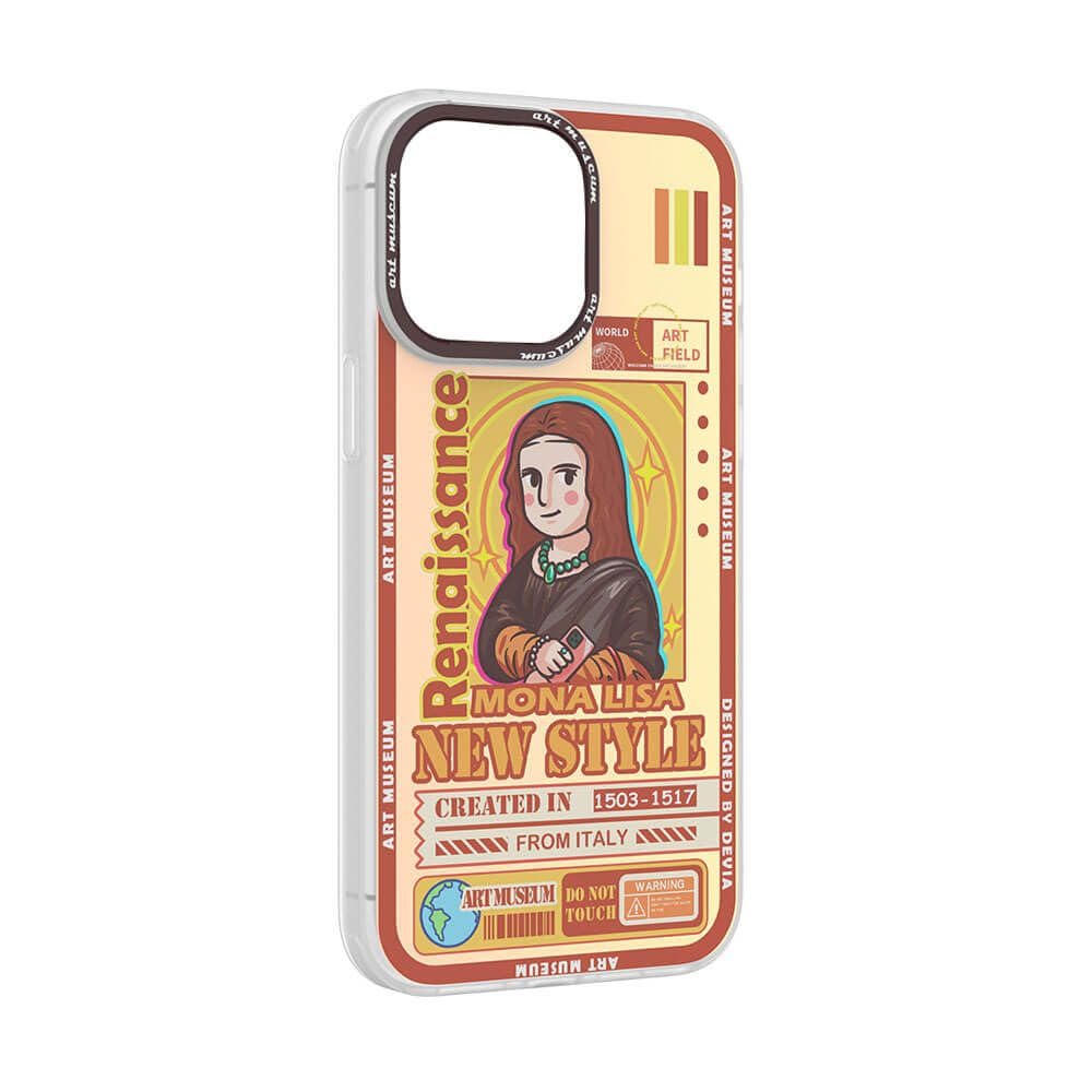 Devia Q-Art Series Q3 Protective Case for iPhone 14, 6.1-Inch Size, Multicolor