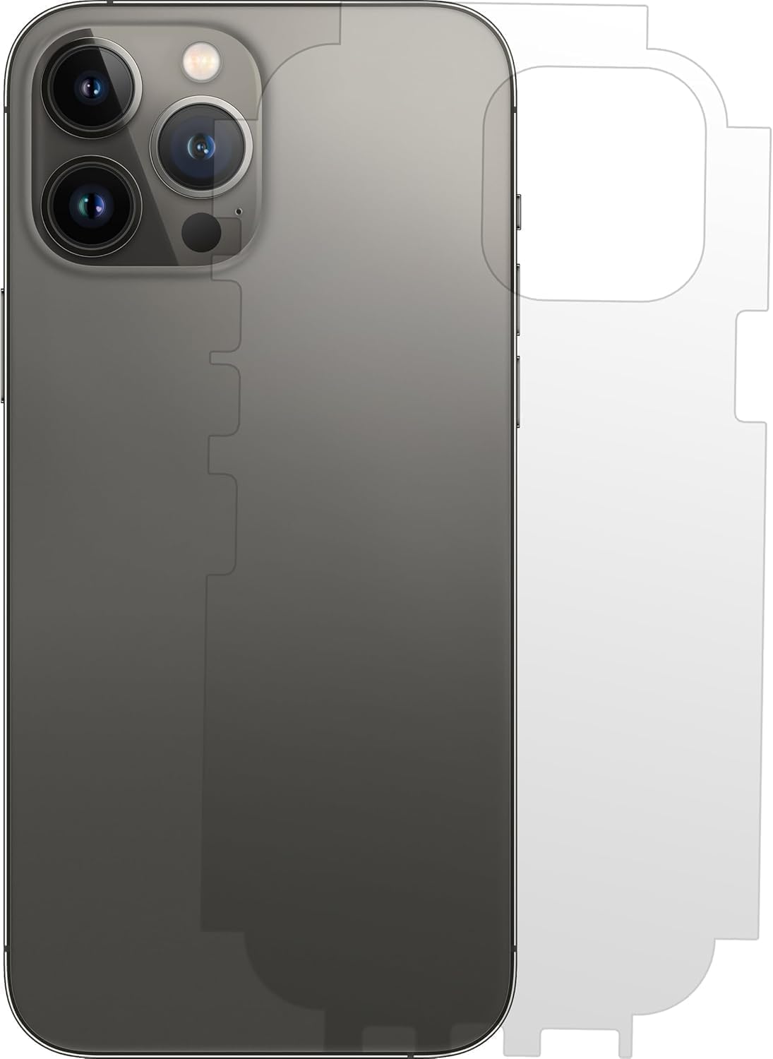 Back Sticker Screen Protector Gelatin Matte Anti Fingerprint Full Side Anti Scratch Compatible With IPhone 12 Pro Max