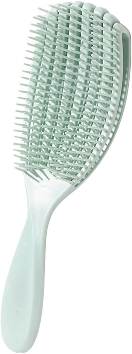 Organic Detangling Hair Brush for Women, Men & Children - Does not Pull on Hair - Hair Straightening Brushes for Straight, Curly & Wet Hair - 23cm (multicolor)
