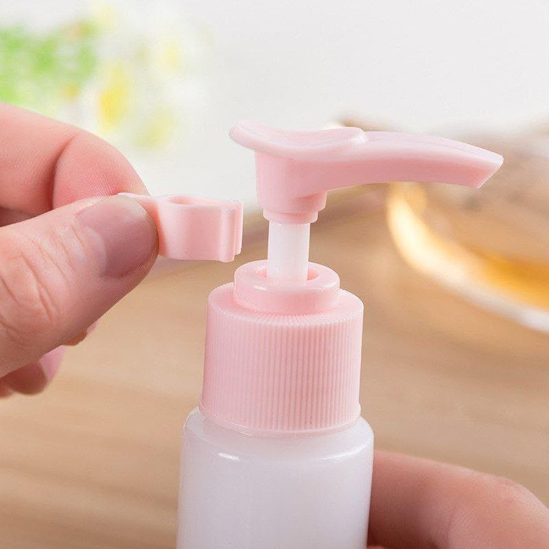 Lux Bottles - The Perfect Travel Kit 床(Brand Name) - Trip Organizer Set 6 Pcs (Pump+2Bottles+Lotion Pack+2 Cream Pack+Bag) - Multi Purpose - Generic