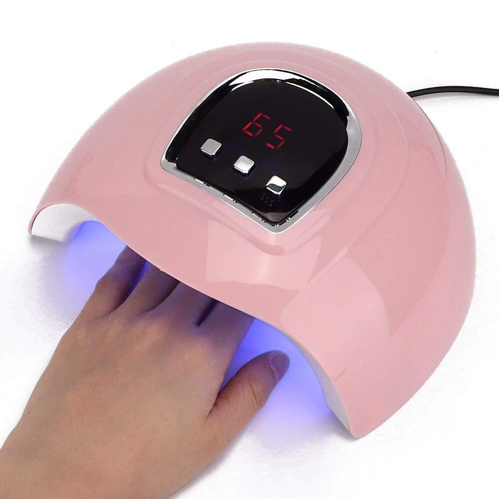 Nail Lamp - 54W Gel Nail Treatment Device with Smart Light Therapy, 18 LCD Beads, and Infrared Sensor for Perfect Manicure Results