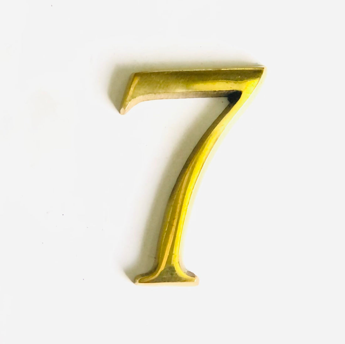 Door Sign 7 - Wooden Door Accessories Apartment Door Numbers Material Copper Made in Egypt