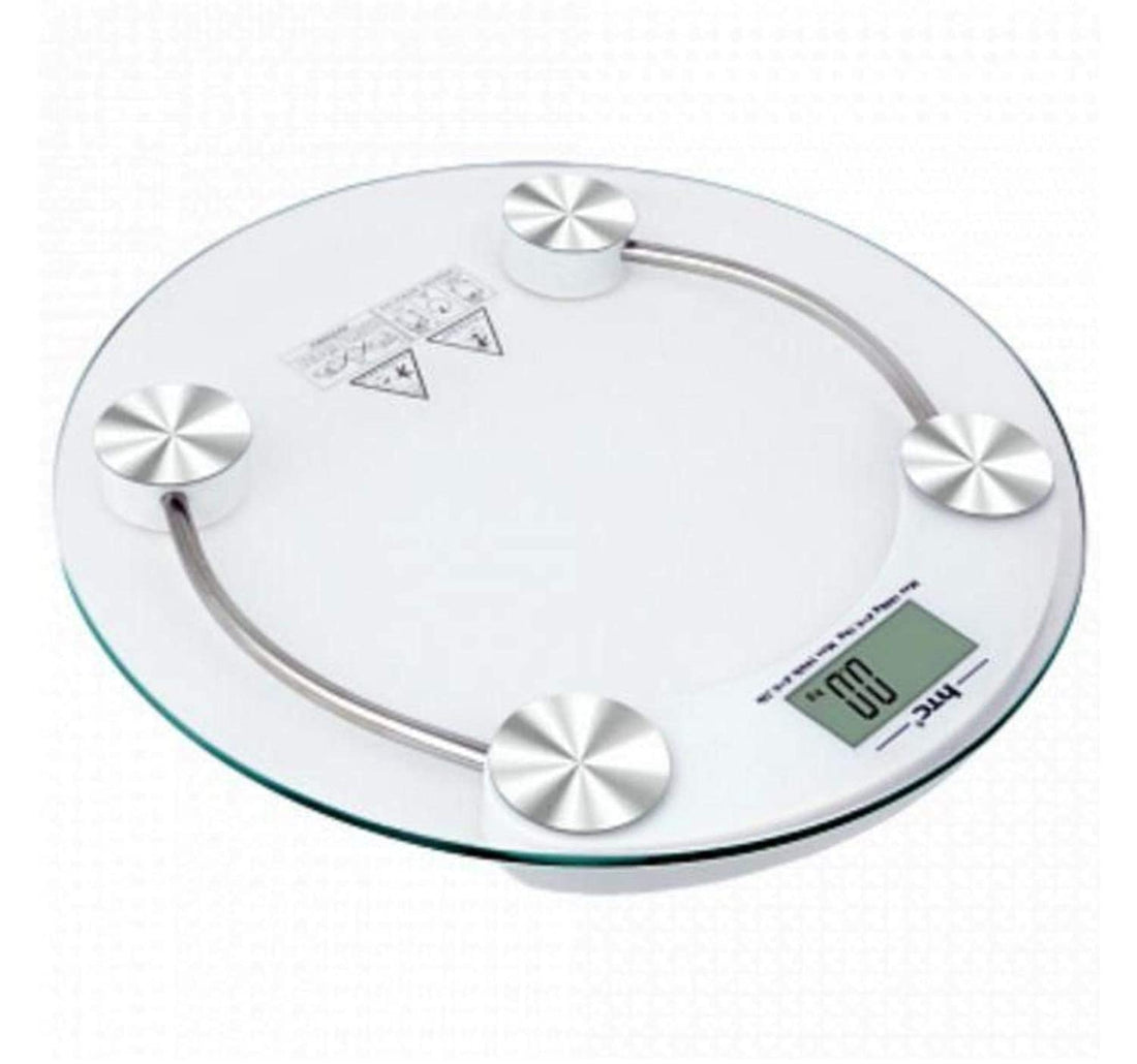 Digital electronic balance is made of thick and strong glass weighing up to 180 kg