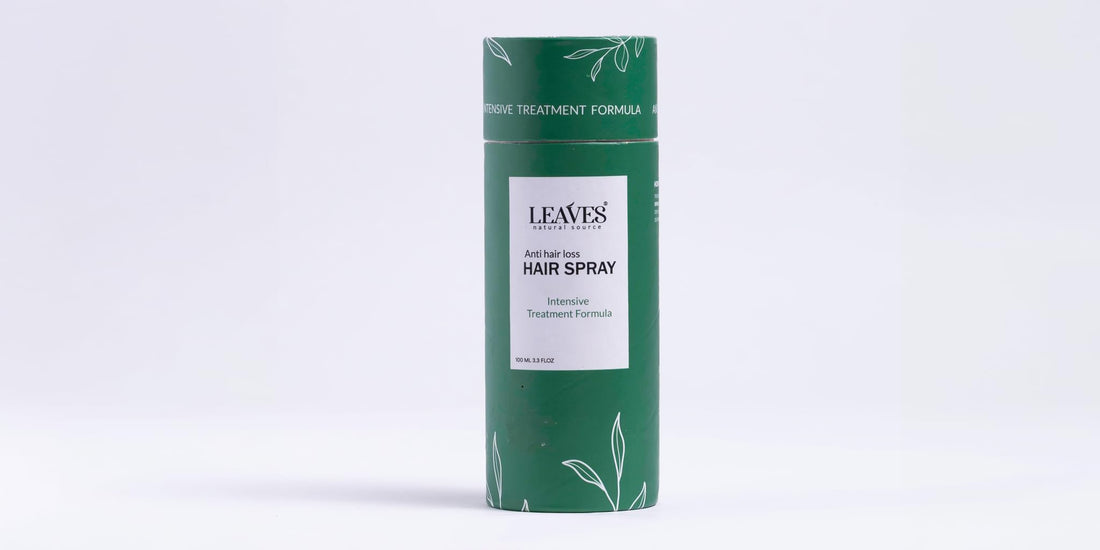 Leaves Anti Hair Loss Spray – Intensive Treatment with 3% Procapil & Natural Oils, Boosts Growth by 198%, 23-Day Results, Minoxidil-Free, 100ml