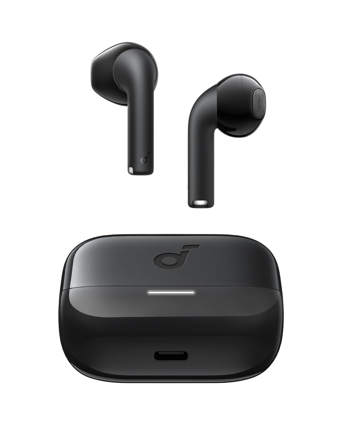 Soundcore K20i by Anker, Semi-in-Ear Earbuds, Bluetooth Wireless, 36H Playtime, Fast Charge, Clear Sound, ENC 2-Mic Clear Calls, Custom EQ, IPX5, Bluetooth 5.3, App Control (Black) 18 Months Warranty
