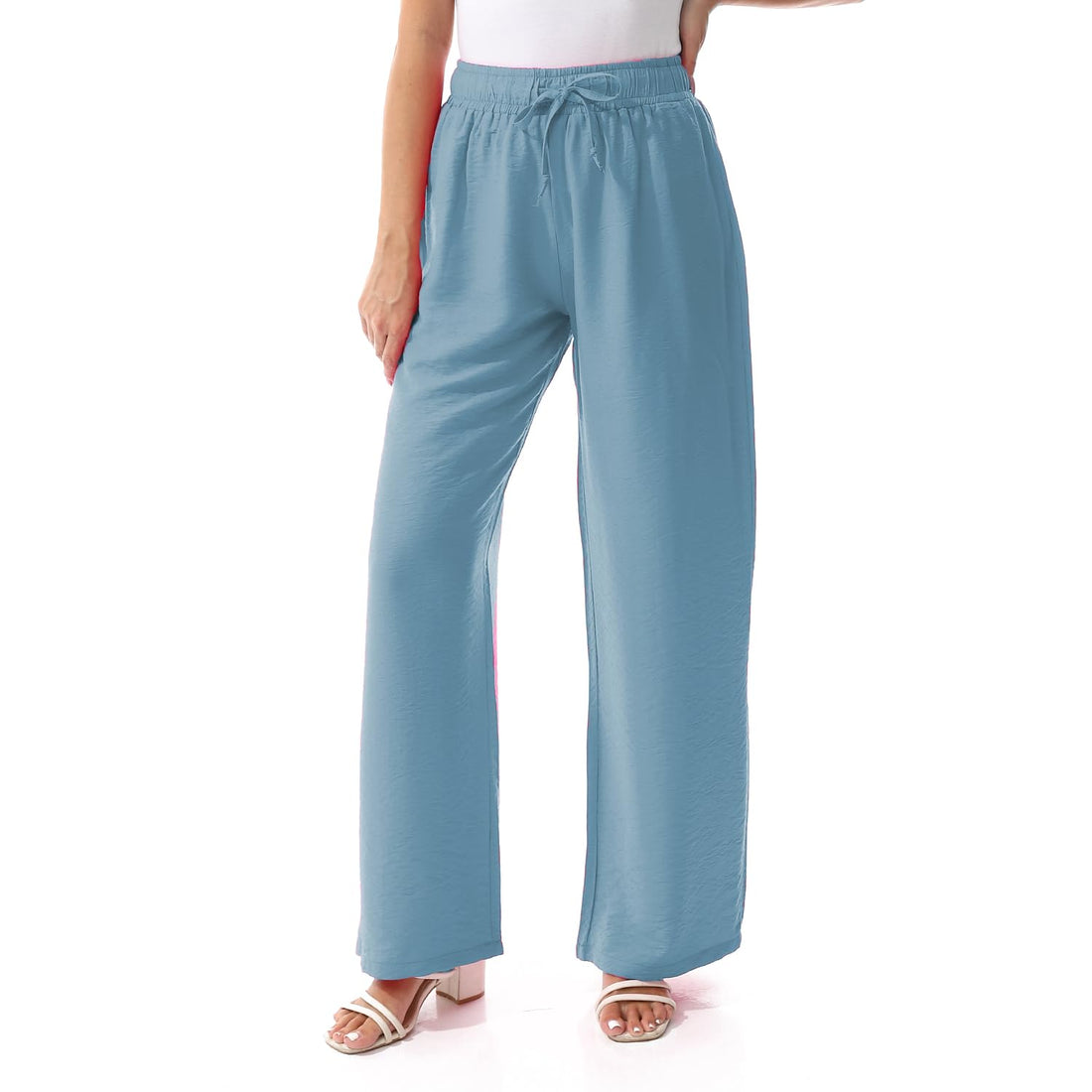 Women's Linen Wide-Leg Trousers