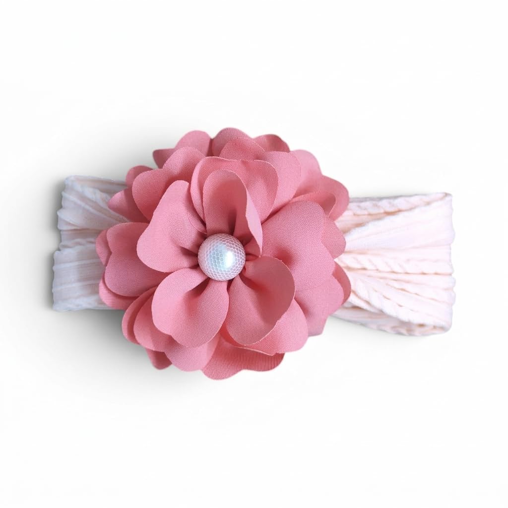 Catch Up Kids Flower Hair Bandana for Girls – Cute Floral Headband for Children, Soft Comfortable Fabric, Lightweight Breathable Design, Stylish Daily Hair Accessory & Gift Idea
