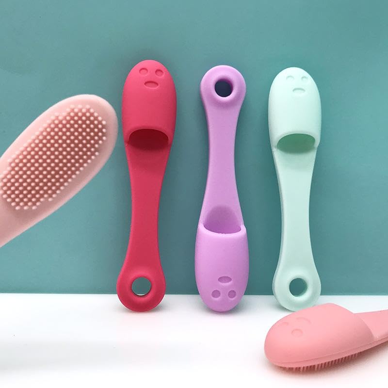 Silicone Exfoliation Tool - Versatile Face Scrubber to Deep Cleanse, Remove Blackheads, and Massage Skin, Enhances Your Daily Skin Routine for a Beautiful Complexion (3 piece)