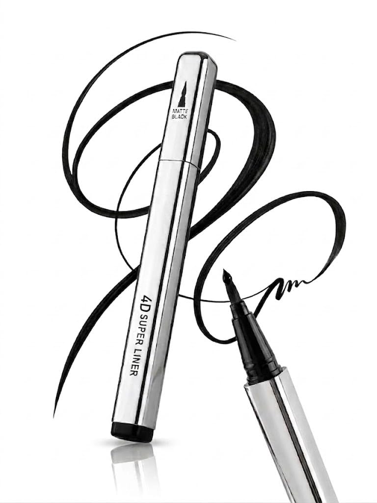 Eyeliner - Water Resistant Long-Lasting Eyeliner Pen - Precision Liquid Eye Liner with Smudge-Proof Formula - Quick Dry - Perfect for Cat Eye - Black (N1)