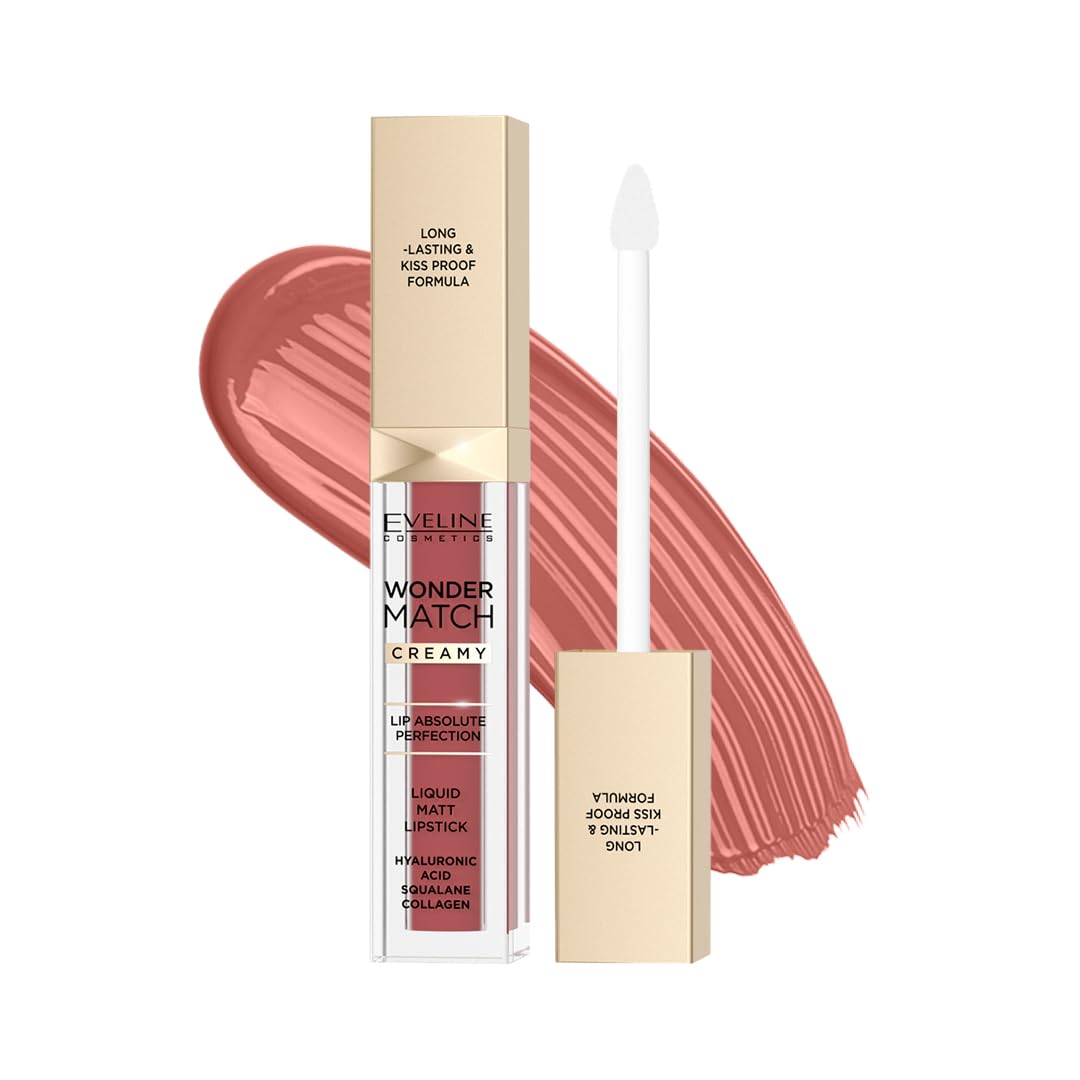 Eveline Wonder Match Liquid Matt Lipstick- 07 TOFFEE