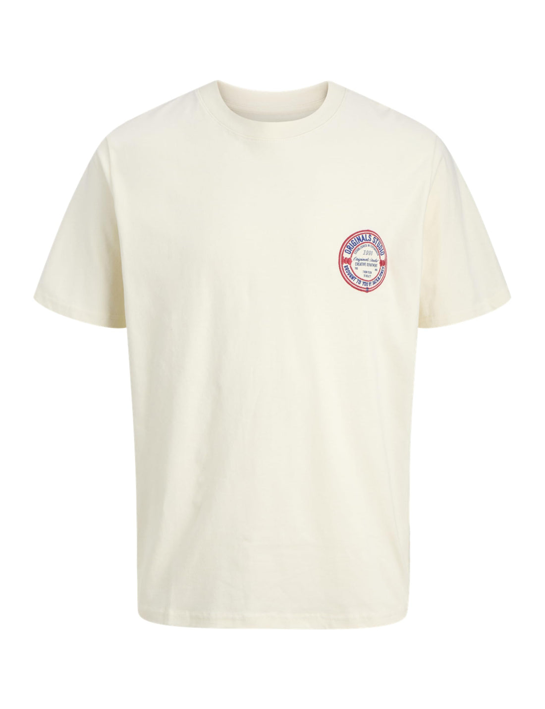 JACK & JONES Mens JORYORK CHEST TEE SS CREW NECK Classic (pack of 1)