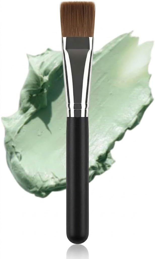 Square Foundation Brush for Liquid Cream Makeup Professional Flat Face Mask Brush for Facial Premium Soft Synthetic Contour for Blending Liquid Cream Foundation Cosmetics