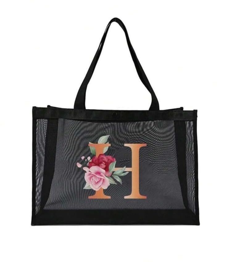 Premium Finish Modern Beach Bag | Spacious Design with Signature Top Capsule | Durable Waterproof Material | Perfect for Beach and Pool Trips