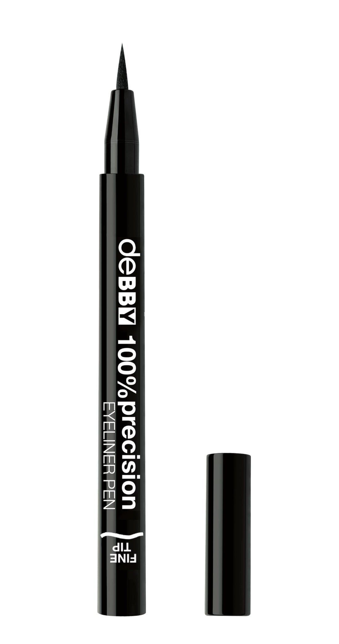Debby 100% Precision Fine Tip Eyeliner Pen, Black