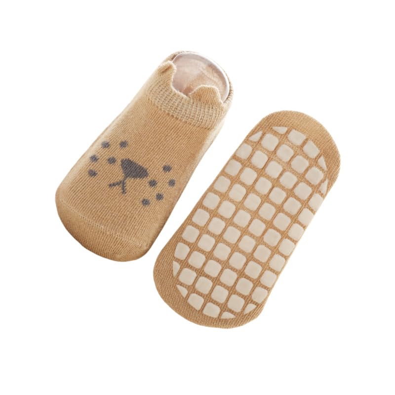 Baby Shoes Non-Slip Walking Sock with Soft Rubber Sole - Kids Sneakers (Boys and Girls) Cartoon Shapes
