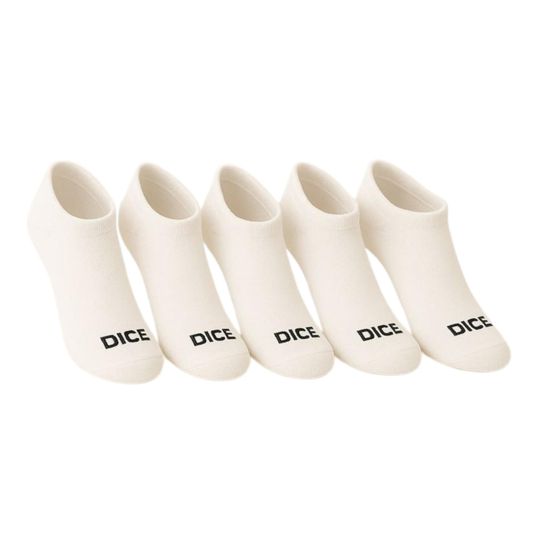 DICE Saver Pack of 5 Cotton Socket Athletic Socks