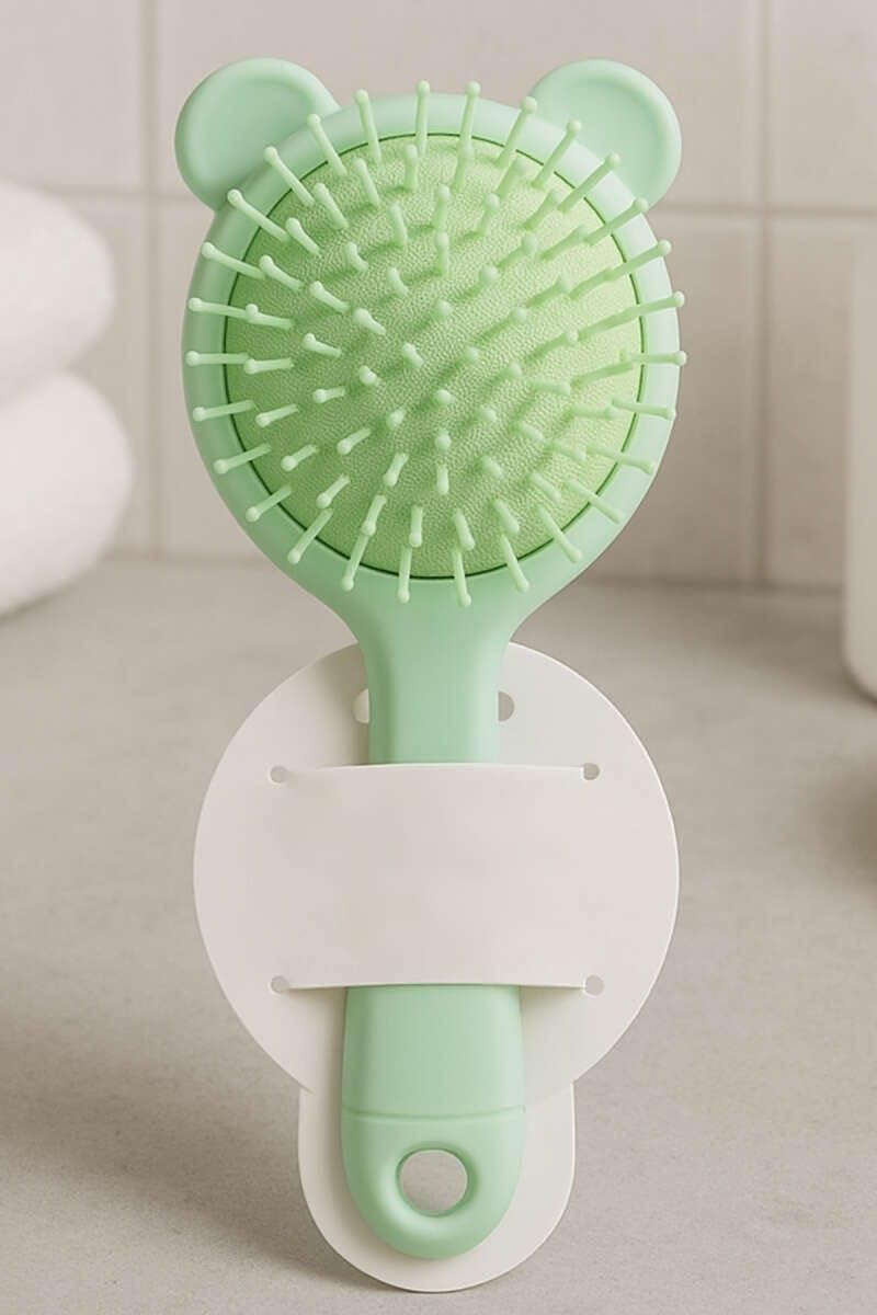 Professional Detangling Hair Brush, Smooth Painless Styling, Flexible Teeth, Suitable for All Hair Types (Green)