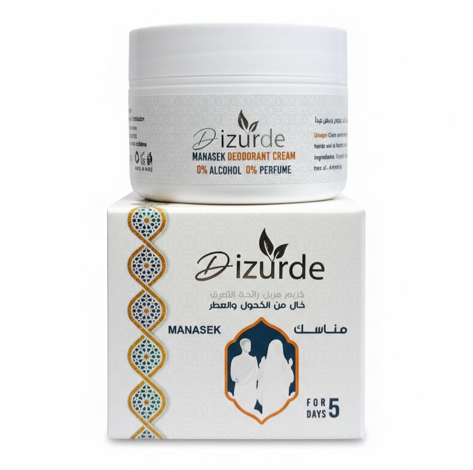 Desordi Manasek Cream Deodorant Unscented Unisex Hajj & Umrah 35g 5 Days Protection