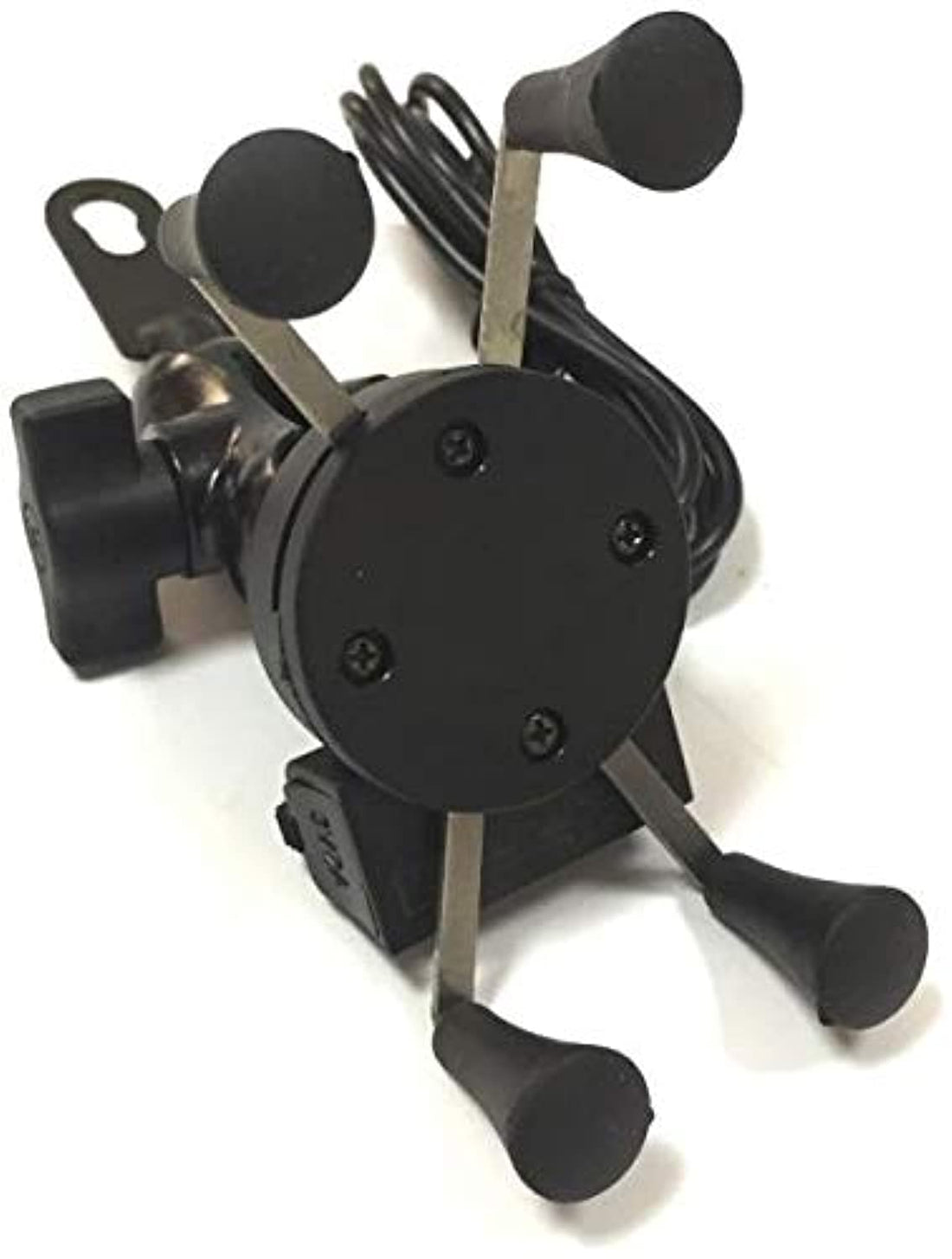 SMA - Motorcycle X-Grip Cell Phone Mount Holder USB Charger