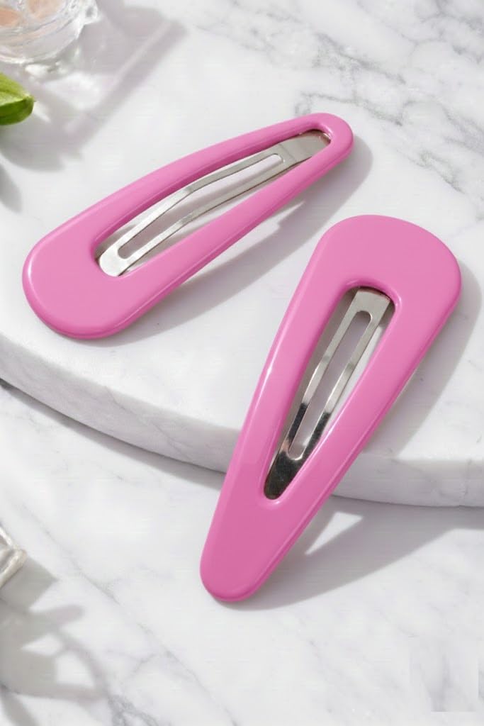 Large Size Hair Pins 2 Pieces (pink)