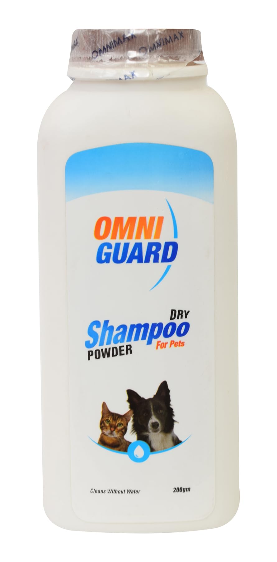 Omni Guard Pet Dry Shampoo Powder - Coconut 200gm
