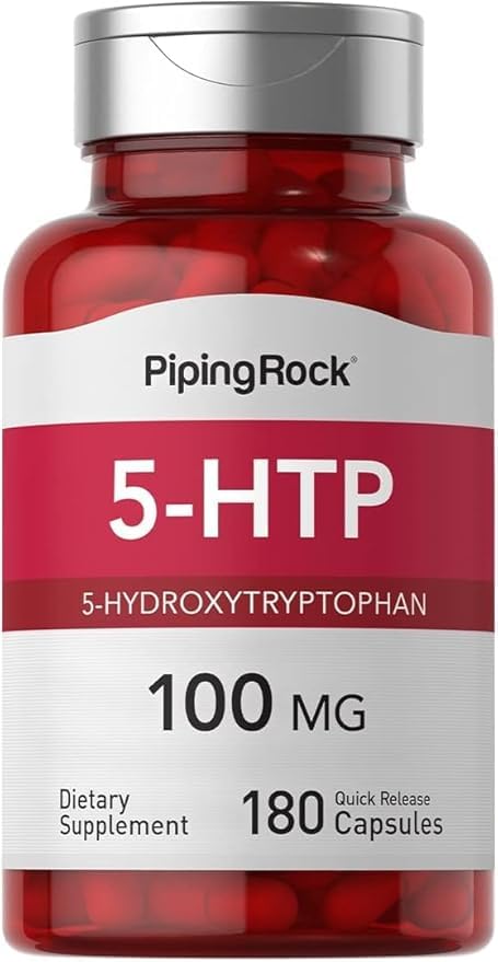 5-HTP Supplement – 100mg per Capsule – 180 Quick Release Capsule| – Griffonia Seed Extract for Relaxation, Mood & Daily Wellness – Non-GMO, Gluten-Free