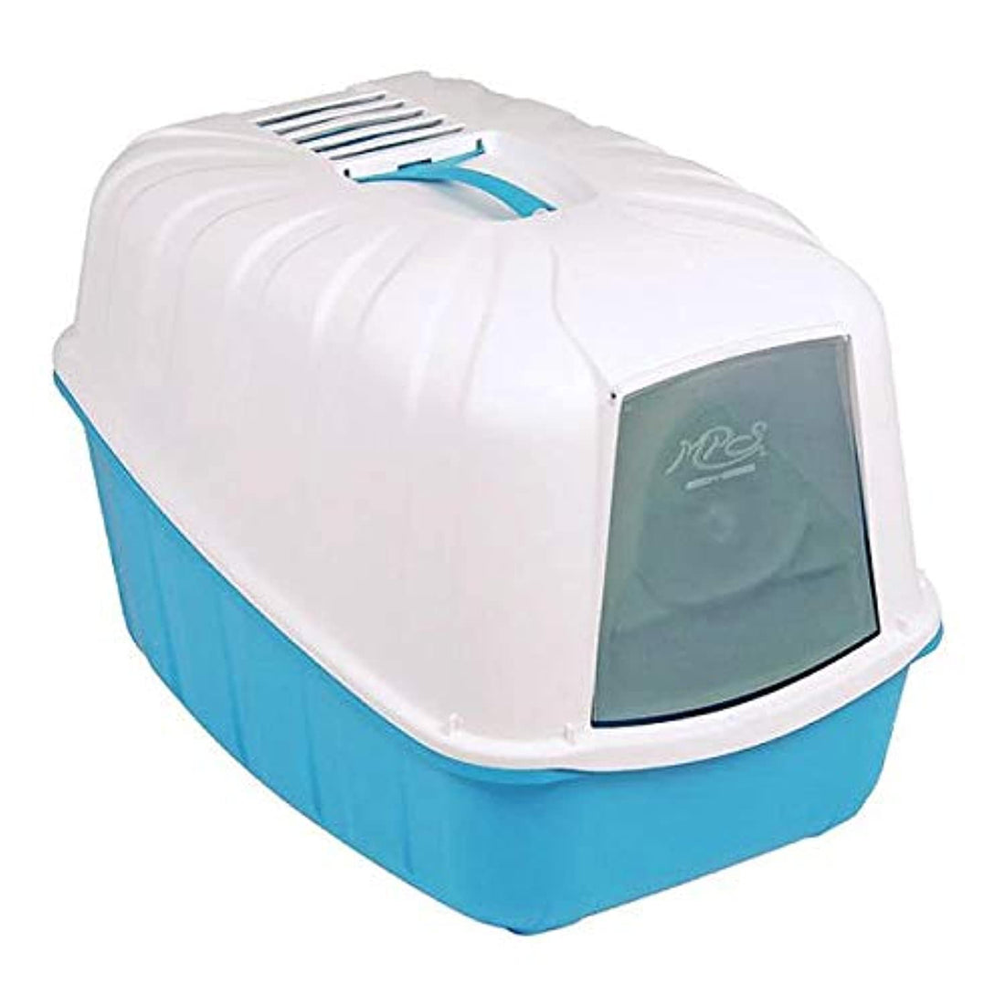 KOMODA CAT TOILET LITTER BOX BLUE COLOUR W REPLACEABLE CARBON FILTER