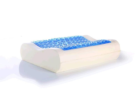 HT Contour Gel Memory Foam Pillow - Breathable Cooling Pillow