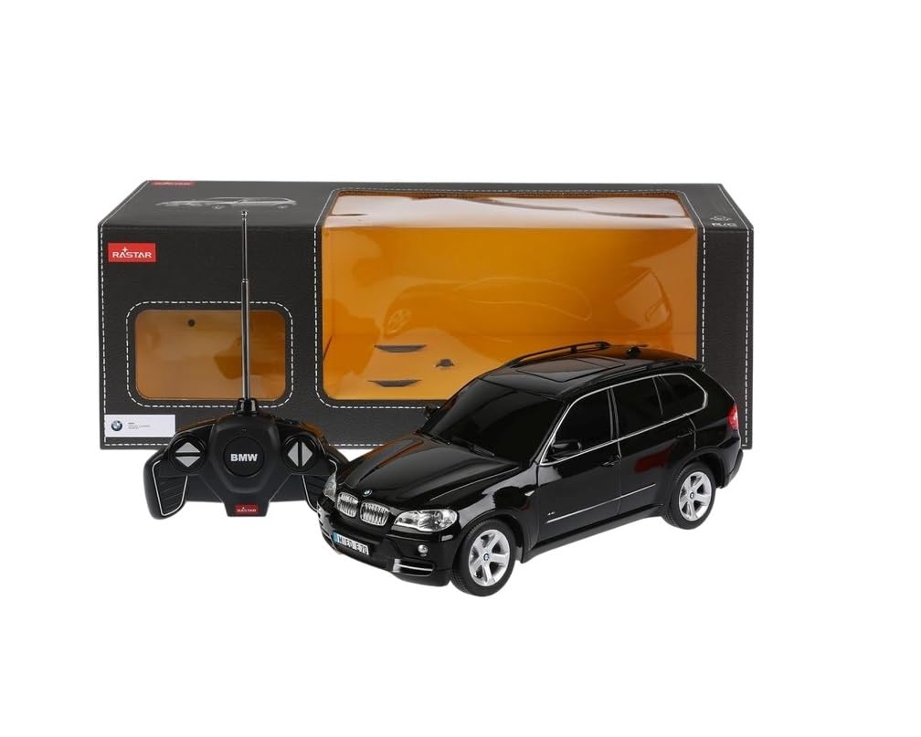 Rastar 1:18 Scale BMW X5 Remote Control Car, Black