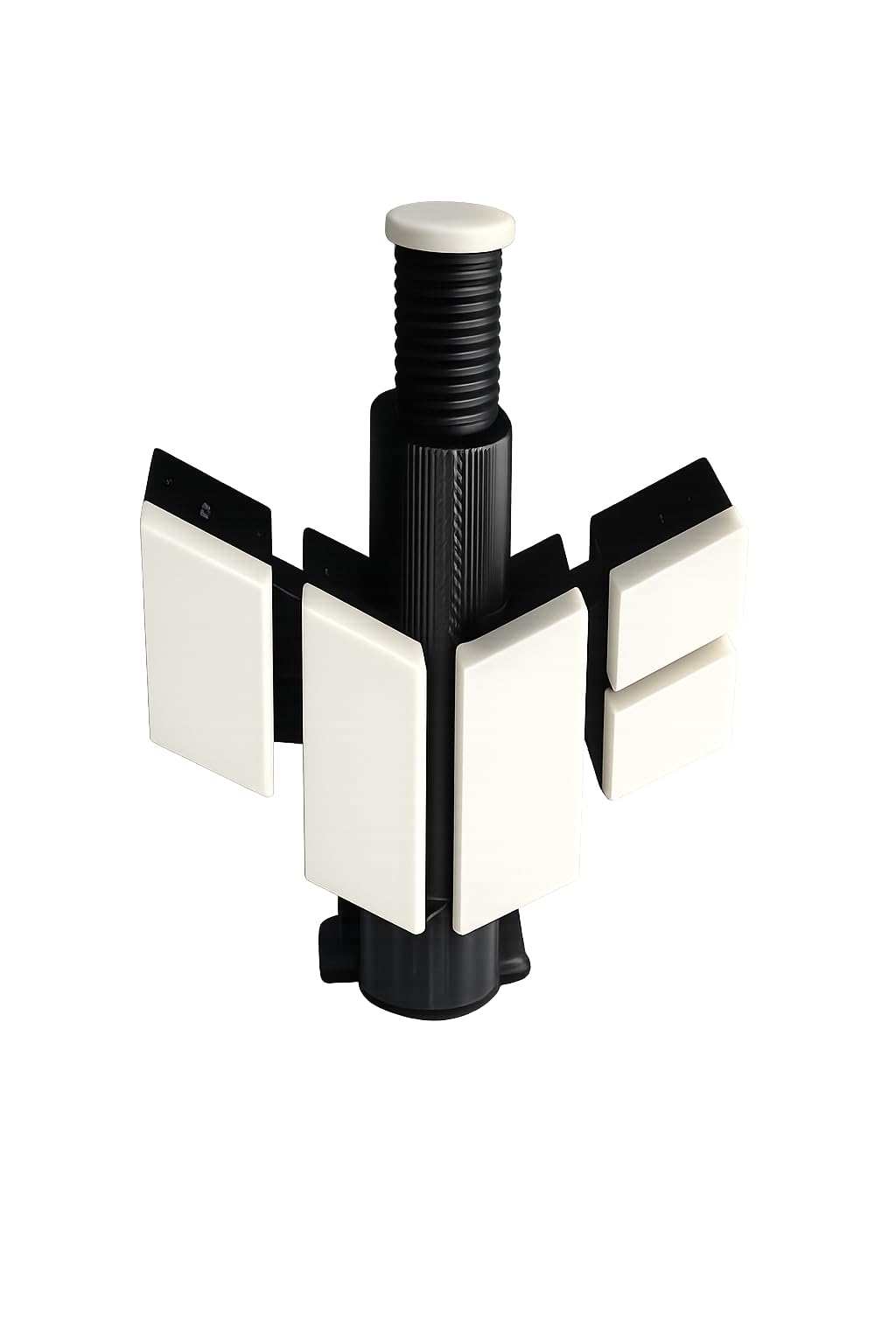 Adjustable GPU Holder Support Bracket, Graphics Card Brace Stand, White and Black, Height Range 6.5cm to 11cm