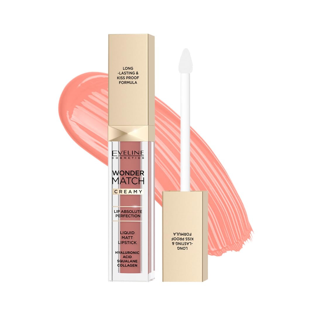 Eveline Wonder Match Liquid Matt Lipstick - 09 DREAM NUDE