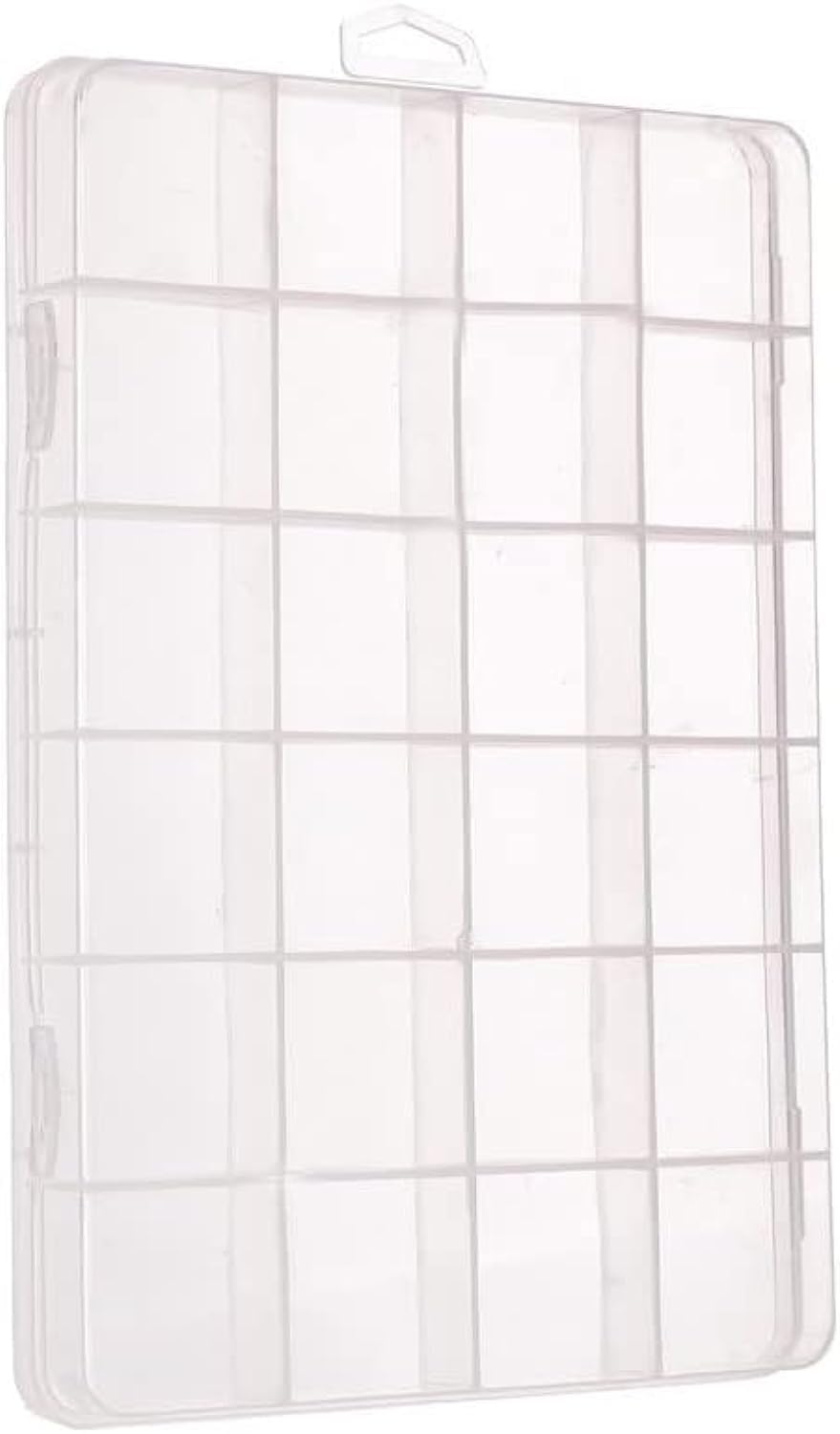 Plastic Palette For Colors 24 Eyes With Lid - Clear