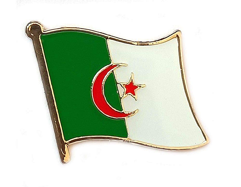OSdream Algeria National Flag International Travel Small Pins Enamel Made Metal Souvenir for Hat Clothes Backpack