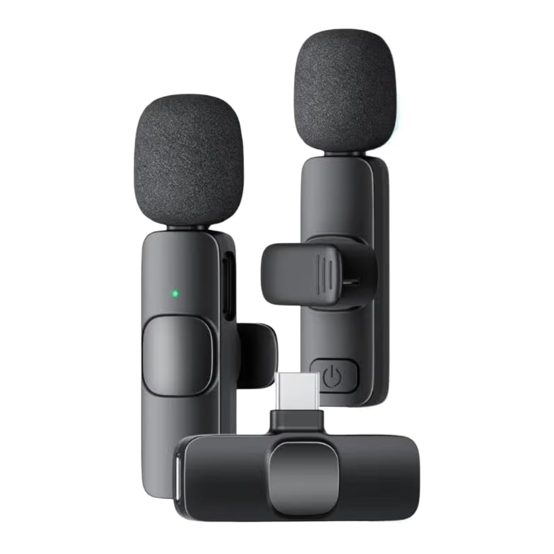 Wireless Microphone for Youtube Vlogging Vlogging Singing K9 Noise Cancelling Karaoke Microphone for Camera Phone Recording Portable Lavalier Clip Fitness Condenser Bluetooth