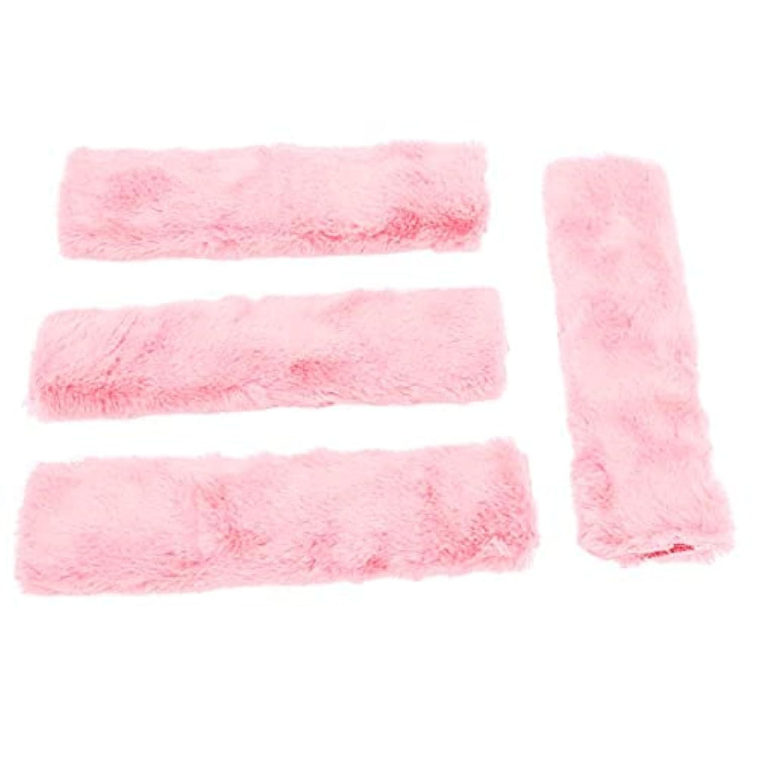 Moro Moro 3 4Pack Seat Belt Covers For Adults And Kids, Car Seatbelt Shoulder Pads, Pregnancy Seat Belt Cover, Super Soft Fur Protect Neck And Shoulder For Kids, Adults Car Seats Accessories (Pink)