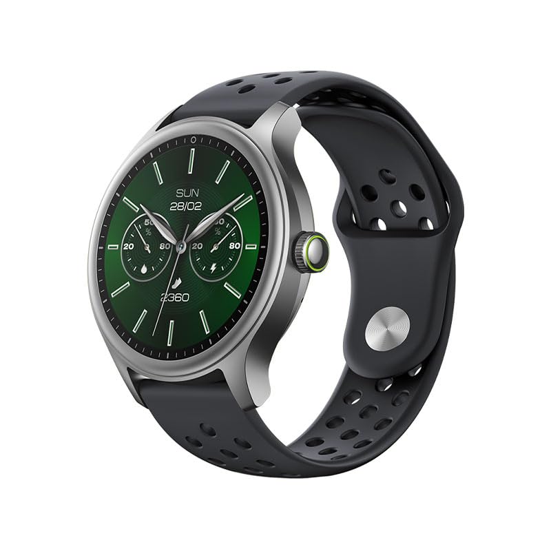 Oraimo Watch 6R (OSW-823) Smartwatch with Bluetooth Calling, 1.39" HD Display, 24H Health Monitor (Heart Rate, SpO2), 100+ Sports Modes, IP68 Waterproof, 7-Day Battery