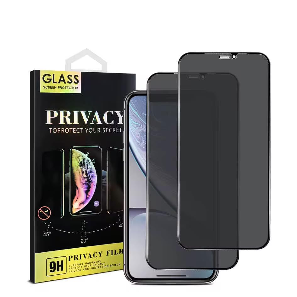 Privacy Screen for iPhone 13 Pro Max, Anti-Spy Privacy Screen Protector, Tempered Glass Screen Protector, Pack of 2 (for iPhone 13 Pro Max)